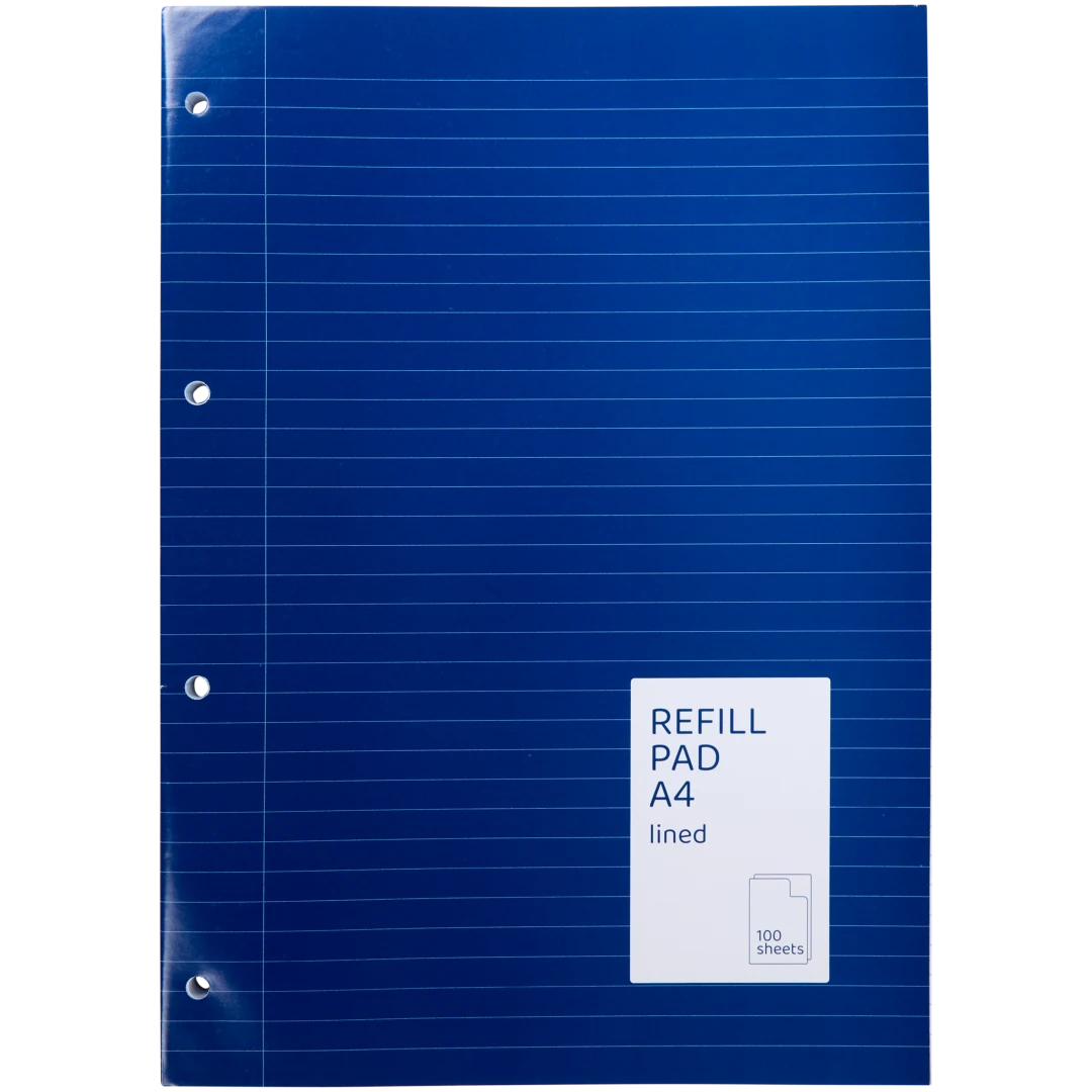 Bloc de papier ligné A4 Office Essentials 1