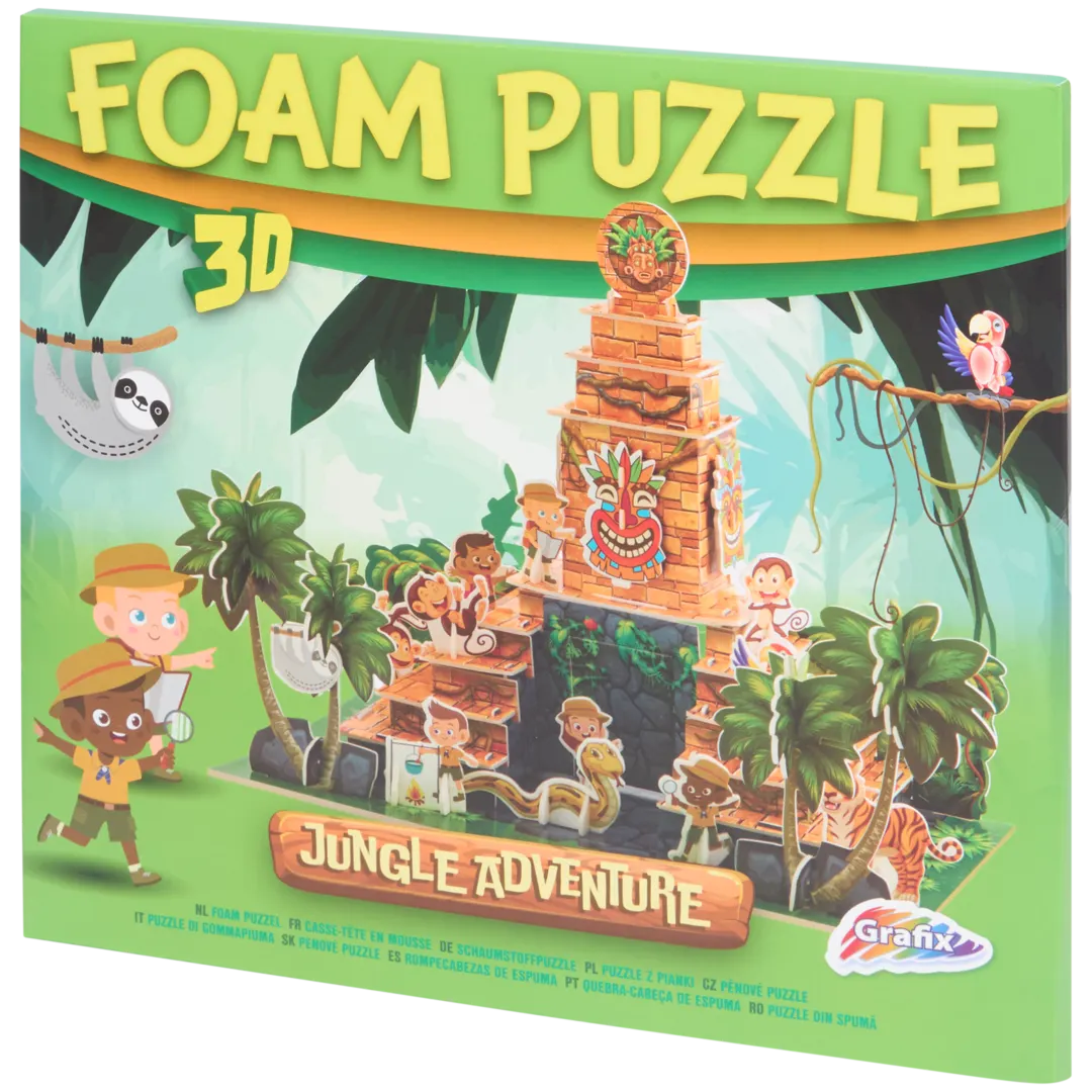 Puzzle 3D en mousse Grafix