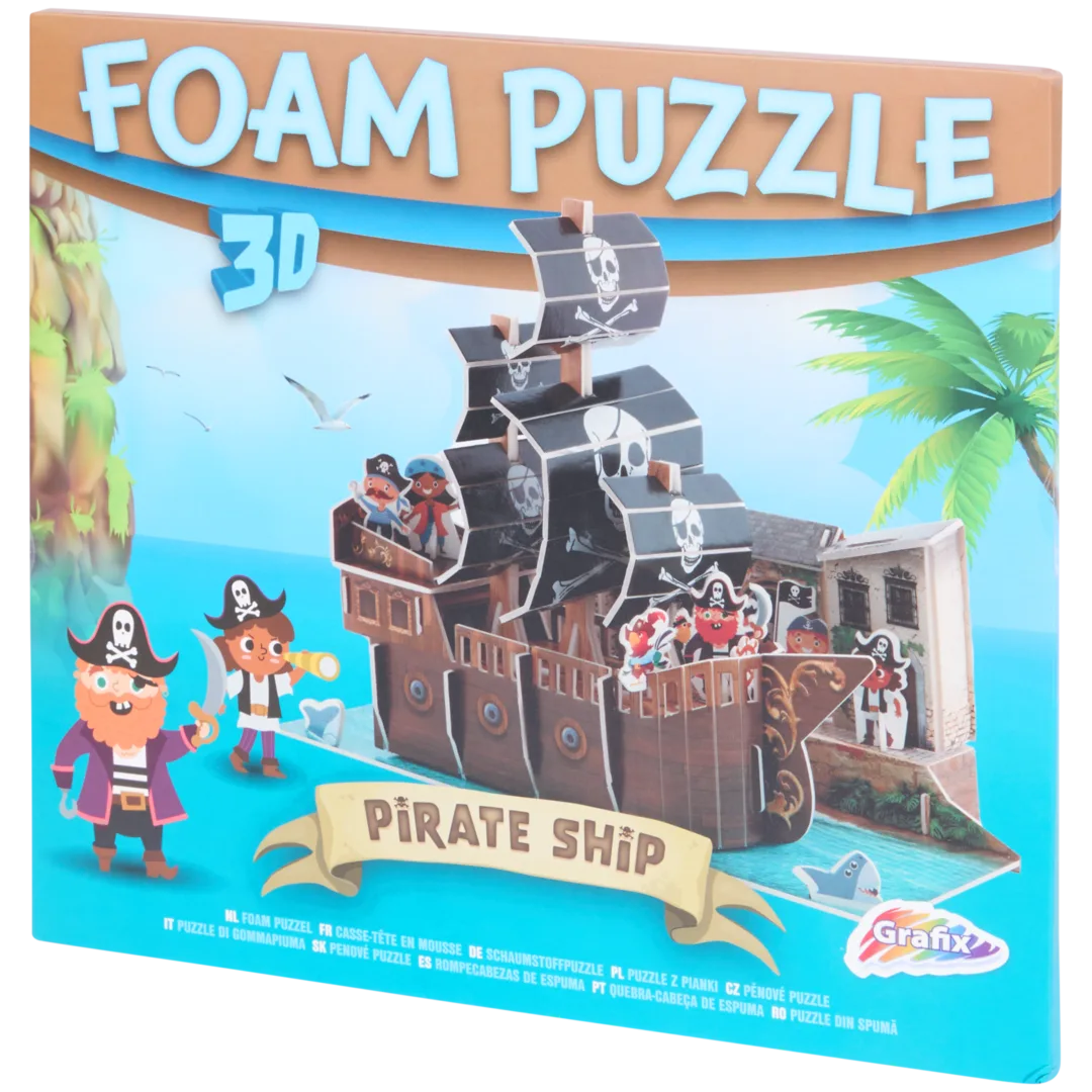 Puzzle 3D en mousse Grafix
