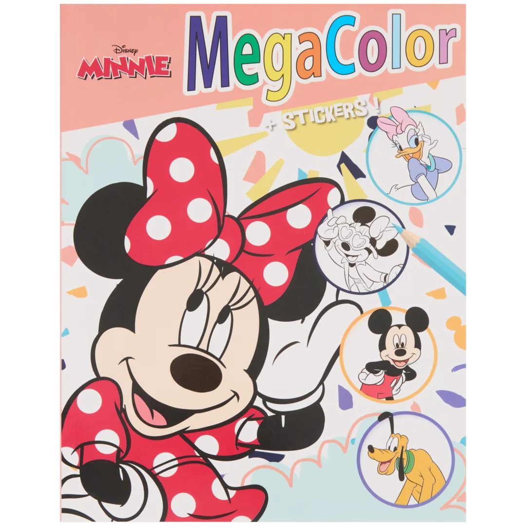 Livro de colorir com autocolantes