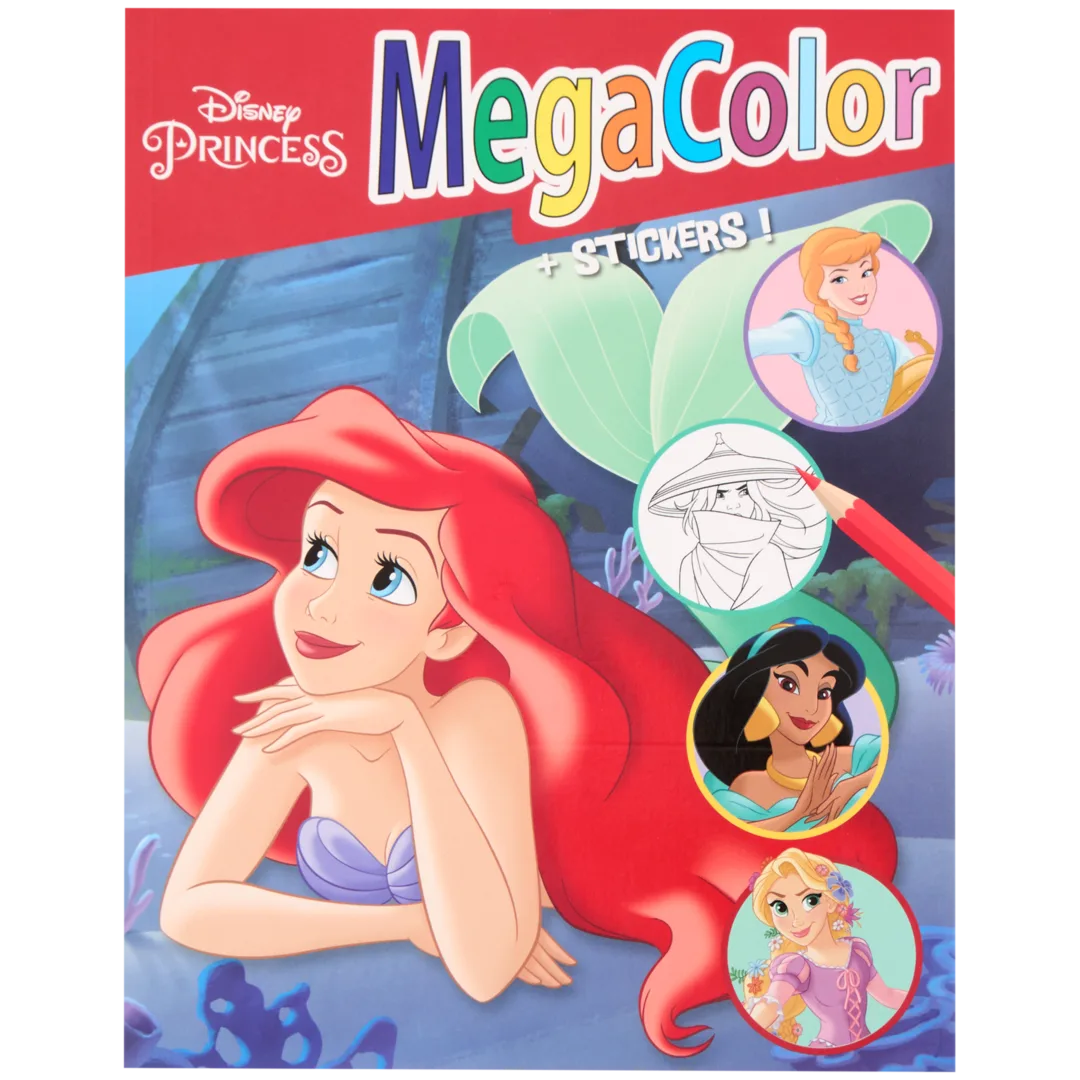 Livro de colorir com autocolantes