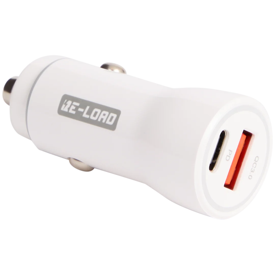 Caricabatterie USB doppio per auto Re-load a ricarica rapida 2