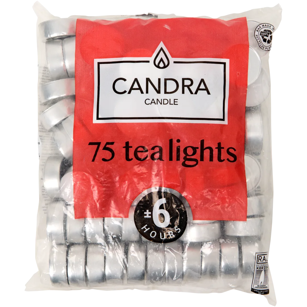 Candra Teelichter Weiß