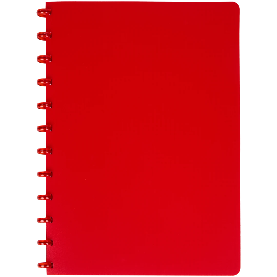 Caderno argolas quadriculado A4