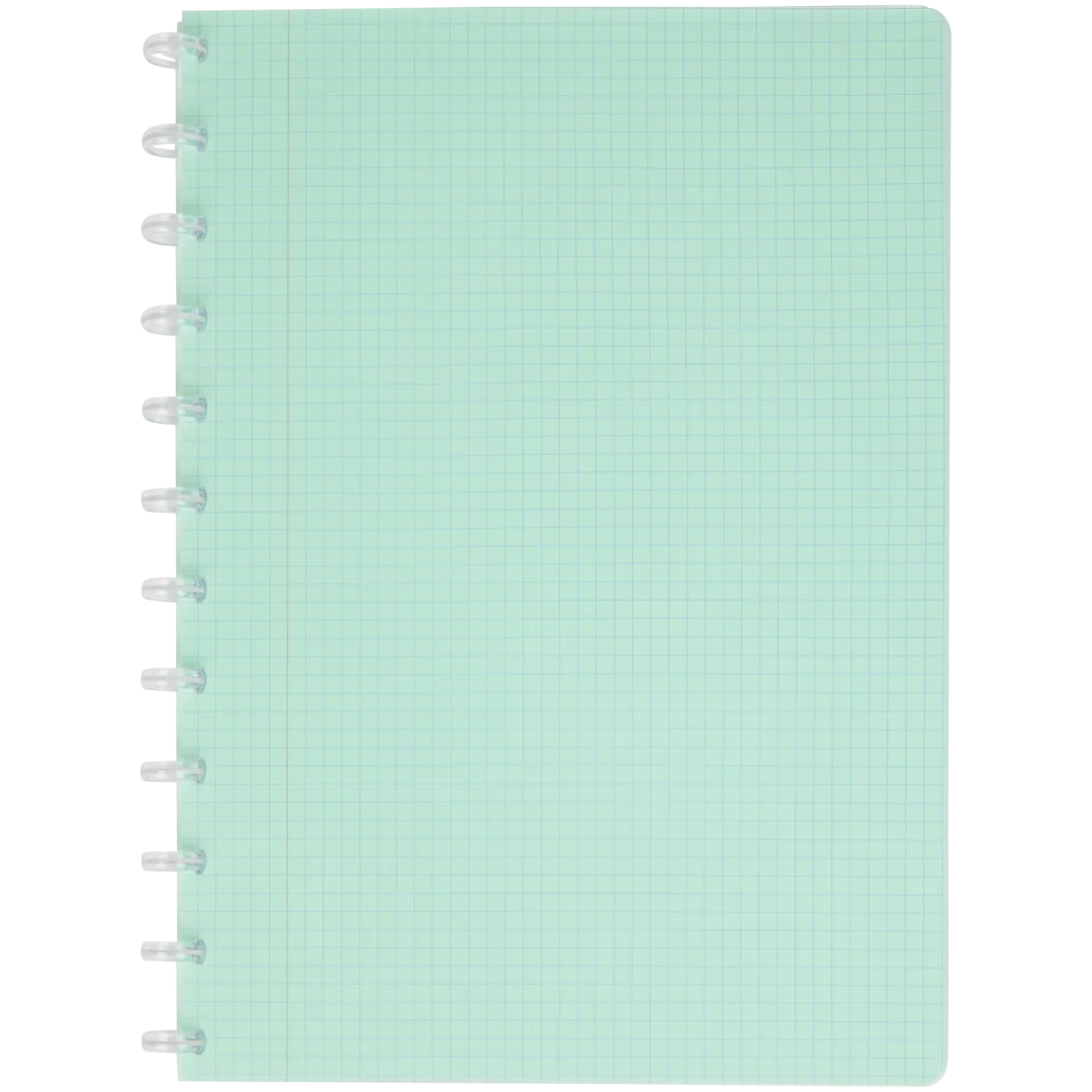 Caderno argolas quadriculado A4