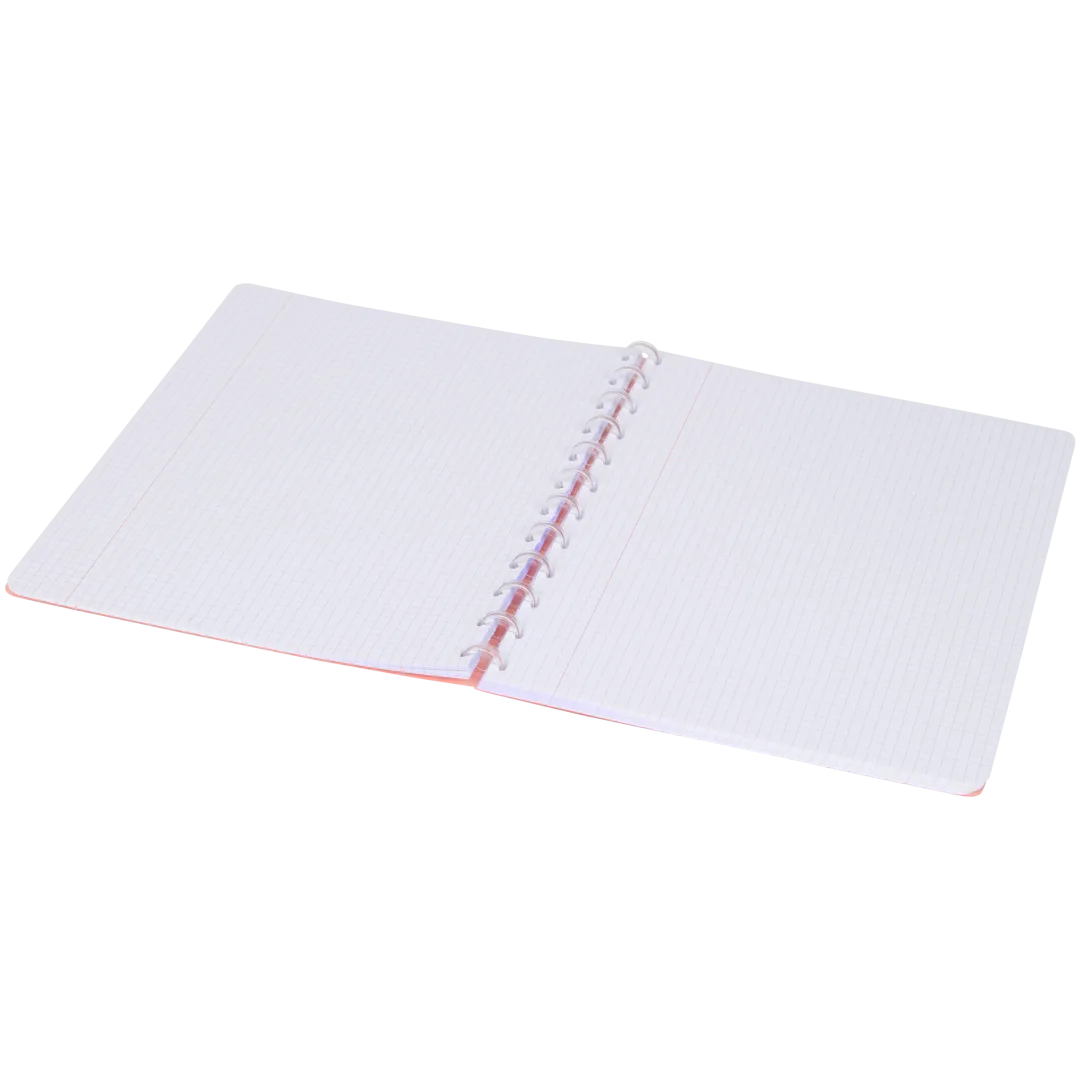 Caderno argolas quadriculado A4