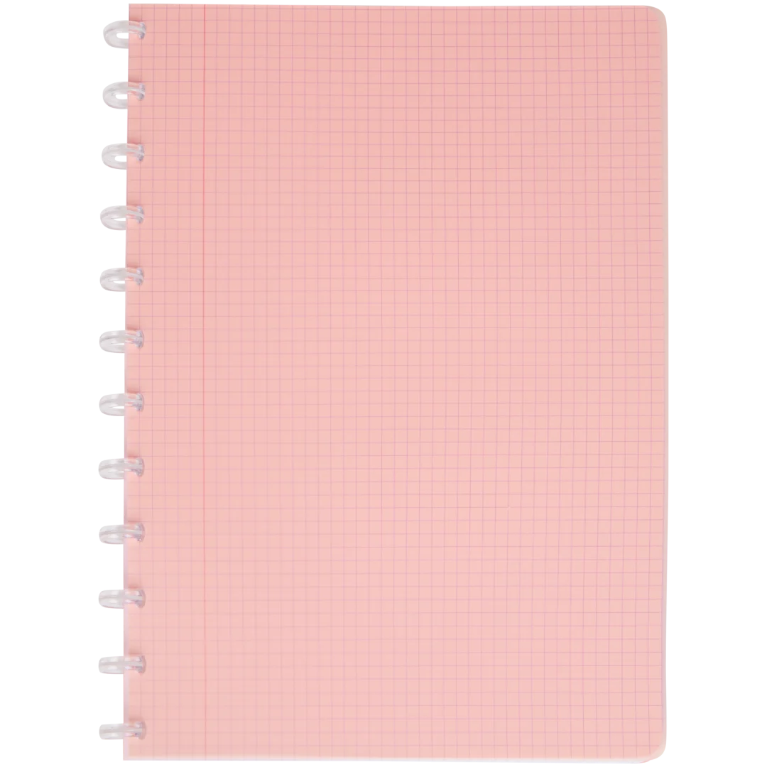 Caderno argolas quadriculado A4