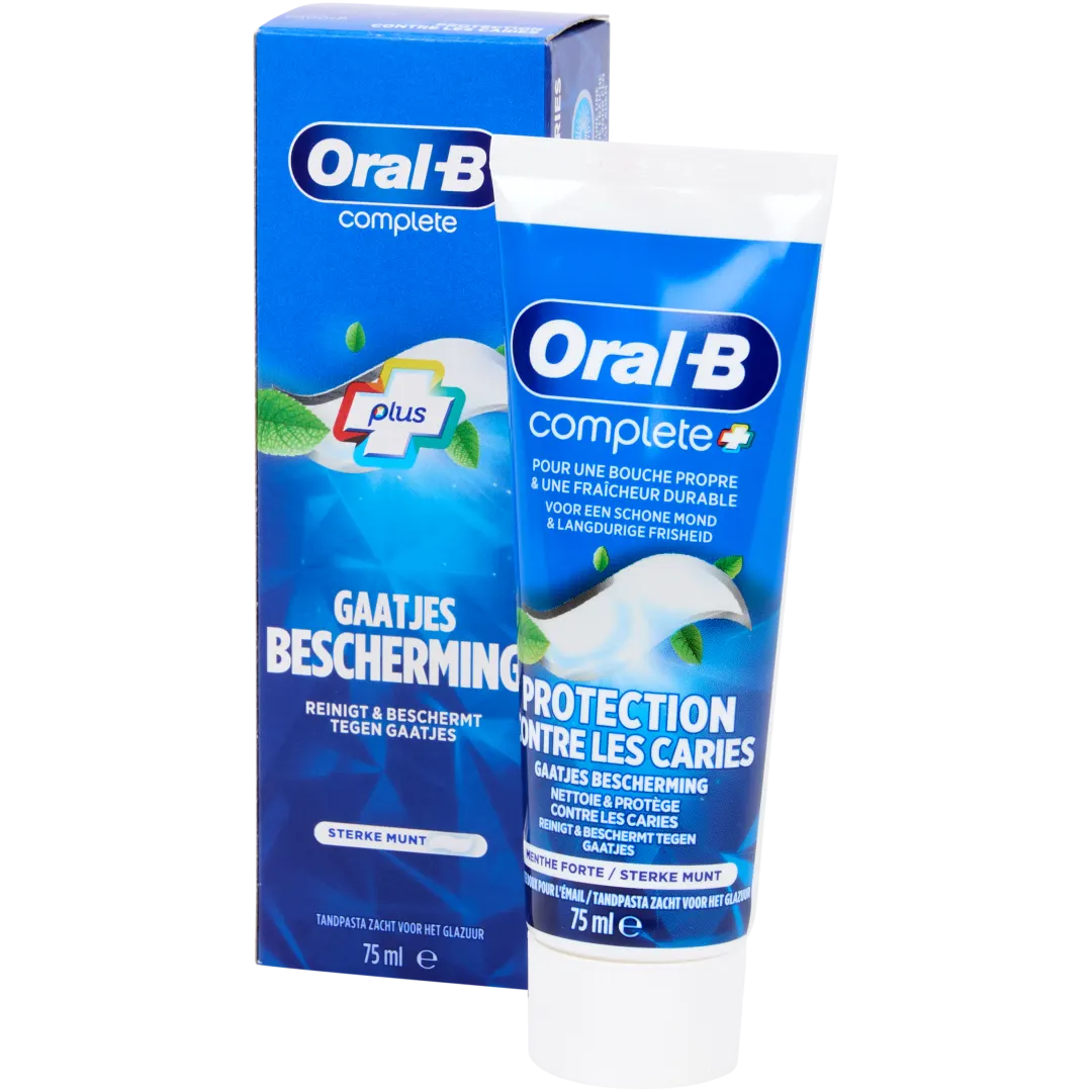 Oral-B tandpasta Complete Extra Fresh + Mouthwash 1