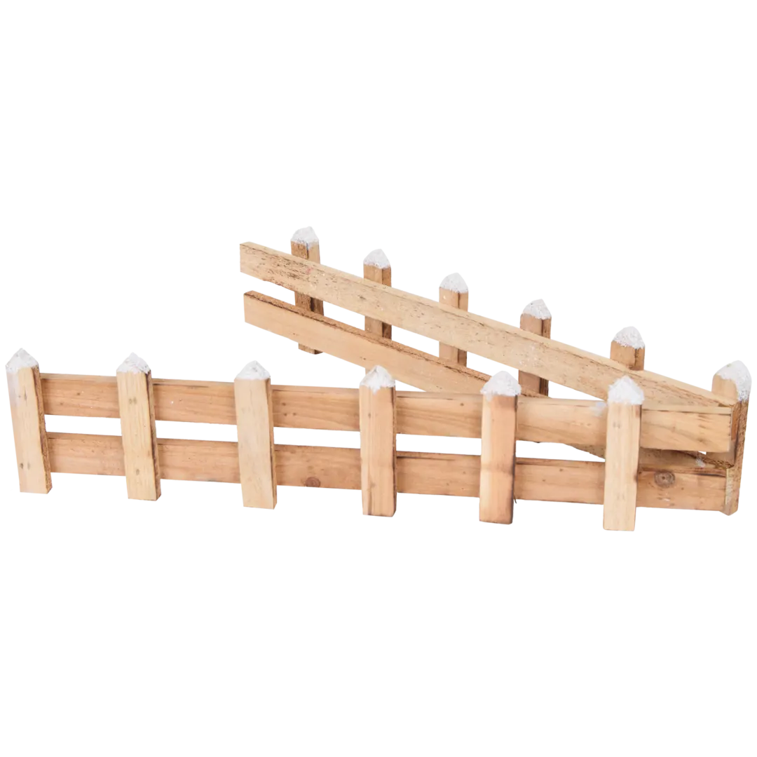 Clôture décorative en bois 1