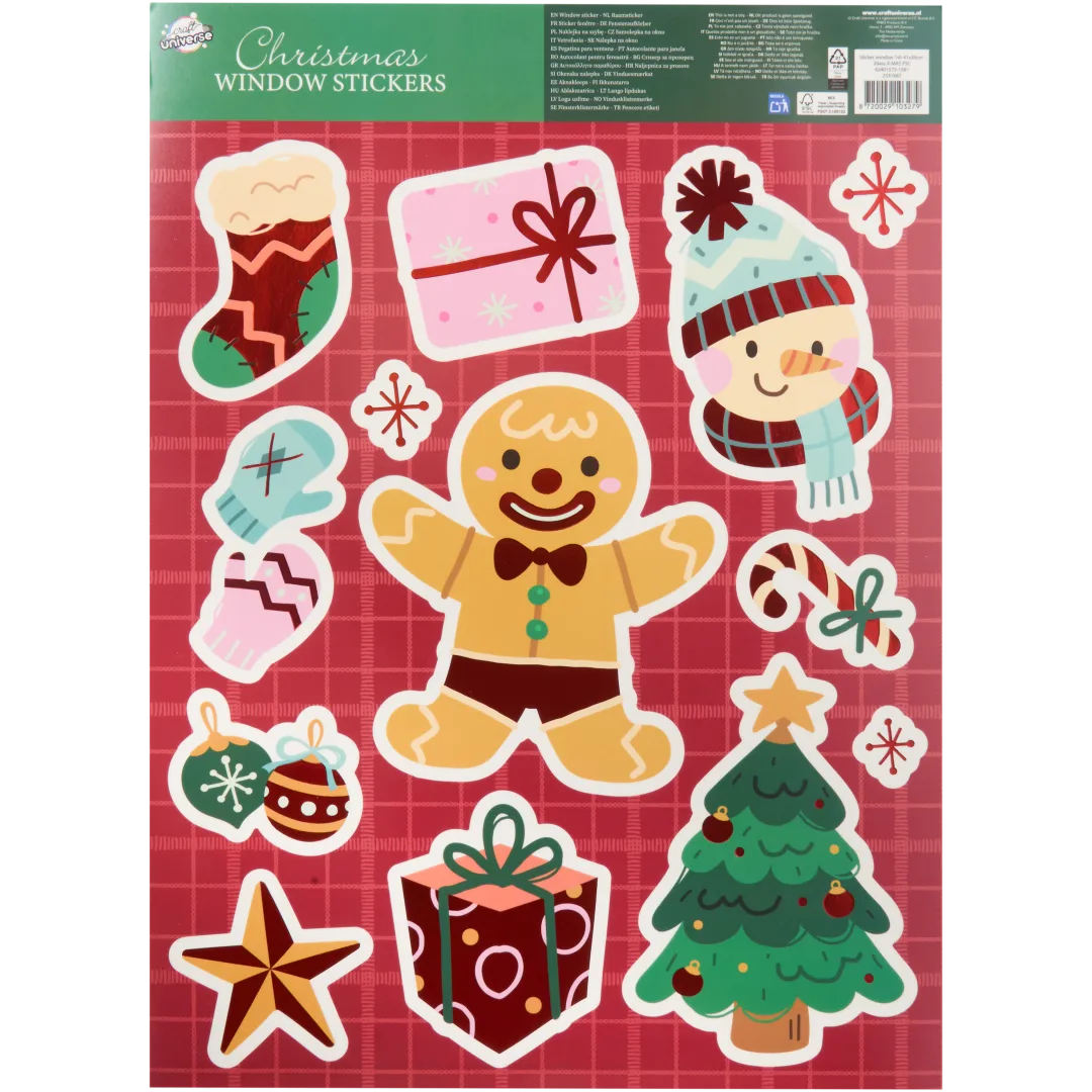 Naklejki świąteczne na okno 2