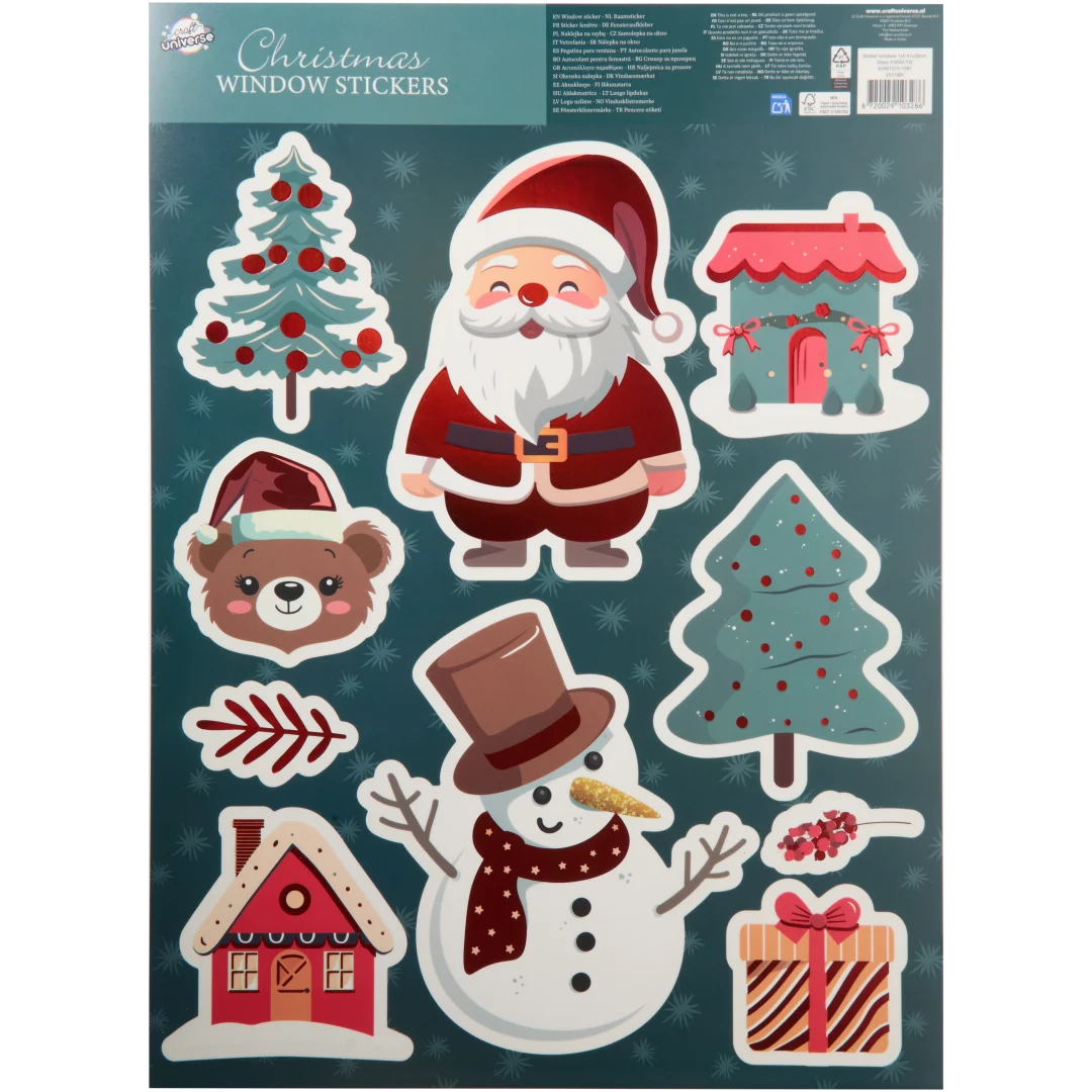 Naklejki świąteczne na okno 3