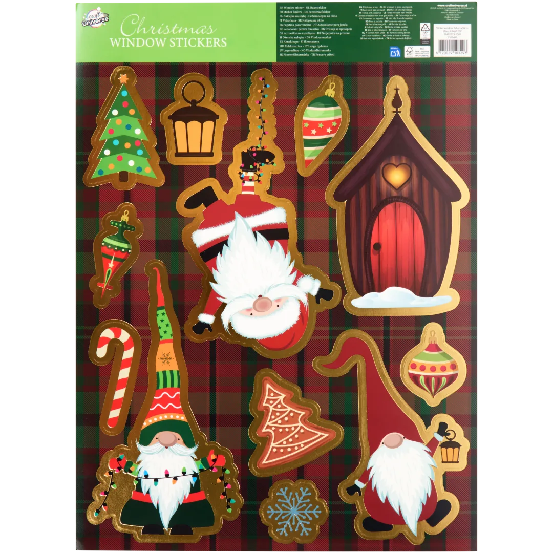 Naklejki świąteczne na okno 4