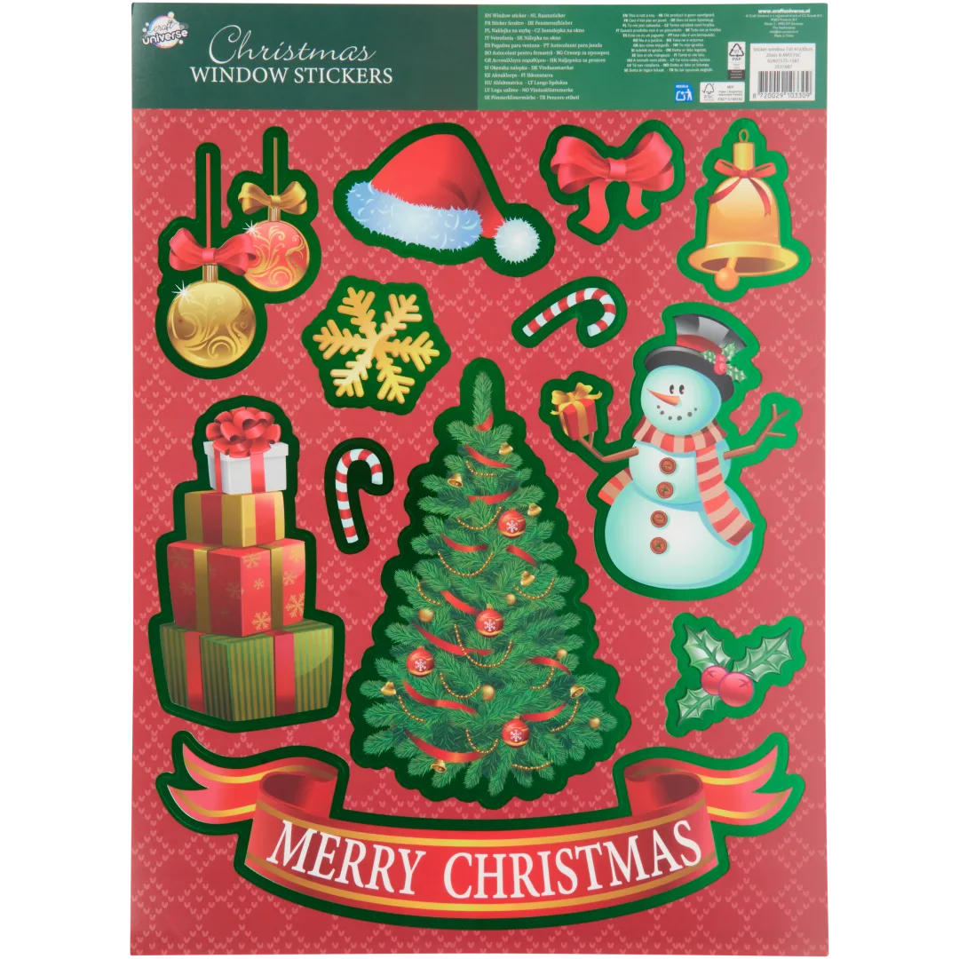 Naklejki świąteczne na okno 5