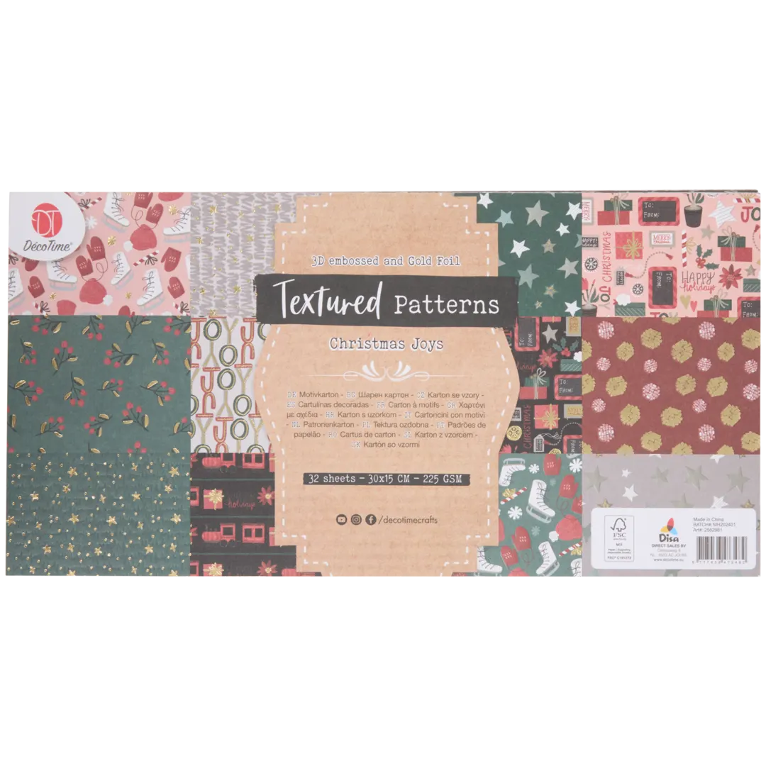 Bloc de papier cartonné Noël DécoTime 5