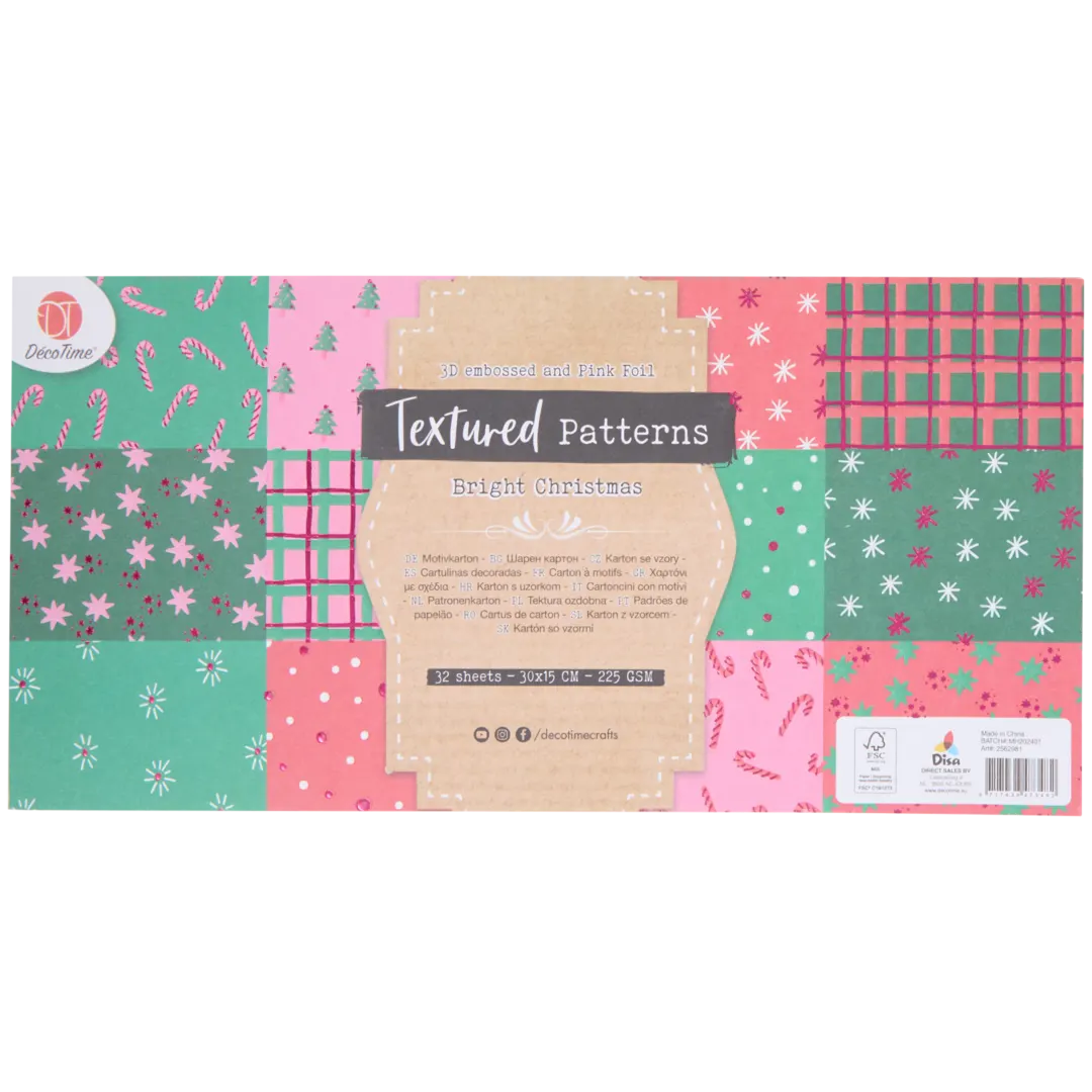 Bloc de papier cartonné Noël DécoTime 4