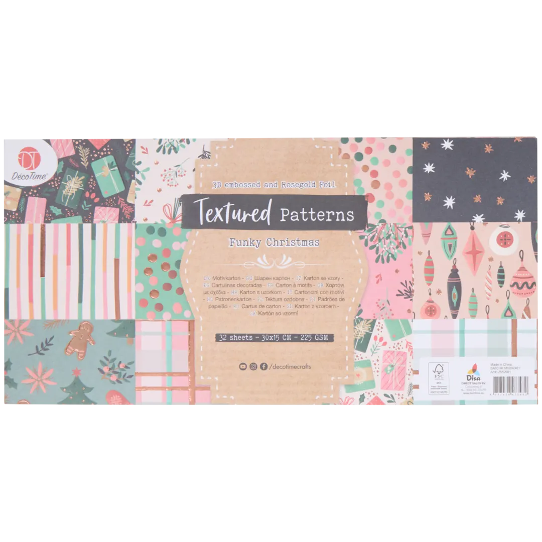 Bloc de papier cartonné Noël DécoTime 3