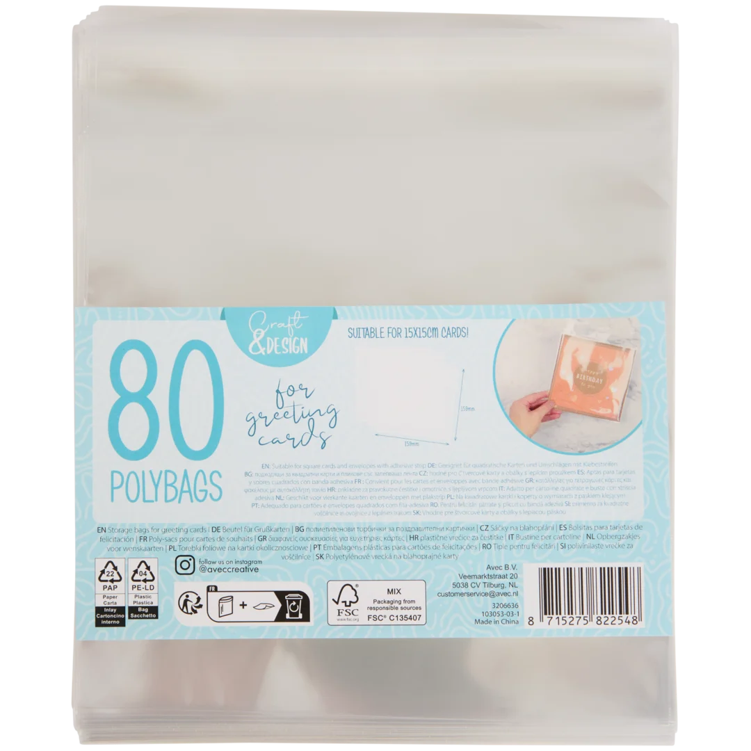 Pochettes pour cartes de vœux Avec 2