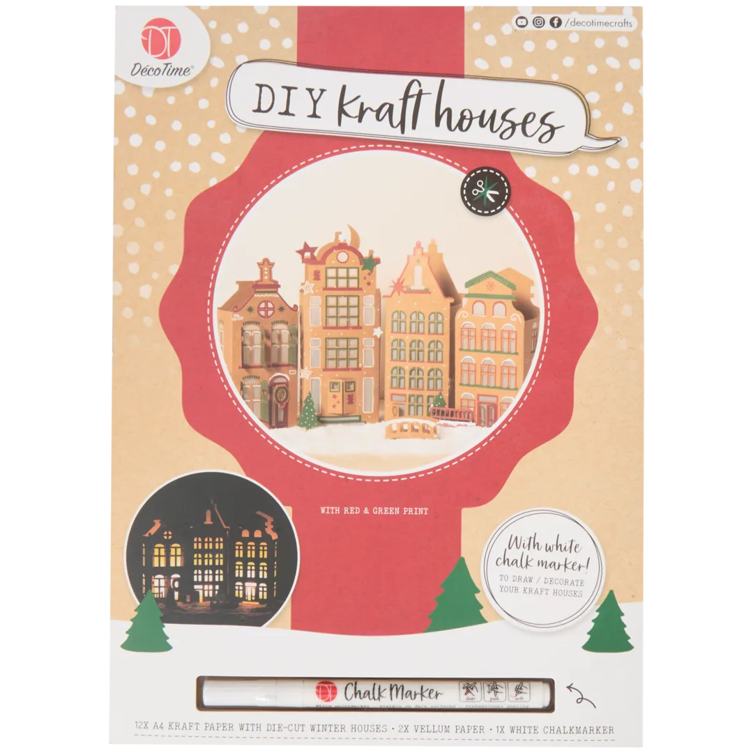 DécoTime winterhuisjes maken 1
