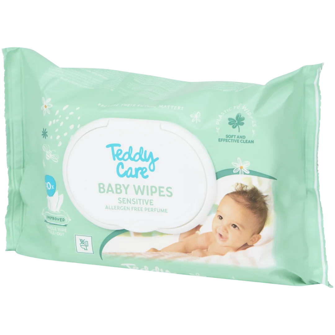 Lingettes pour bébé Teddy Care Sensitive