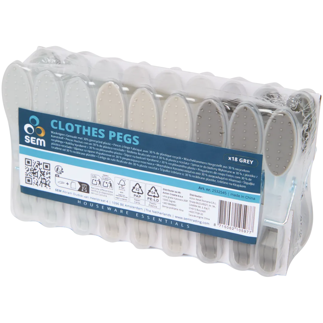 Cârlige de rufe din plastic 3