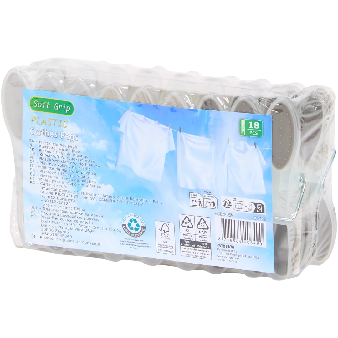 Wäscheklammern aus Kunststoff