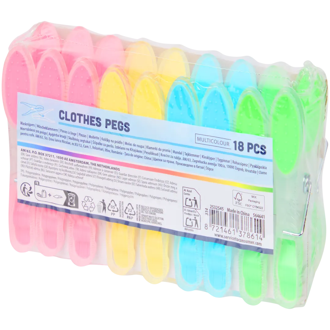 Molas de plástico para roupa 2