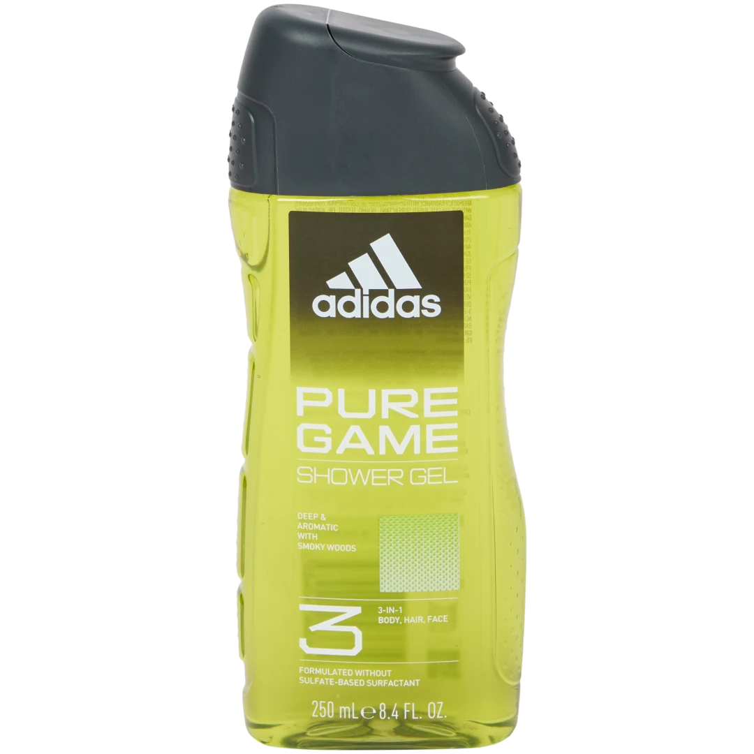 Gel de banho 3 em 1 Adidas Pure Game