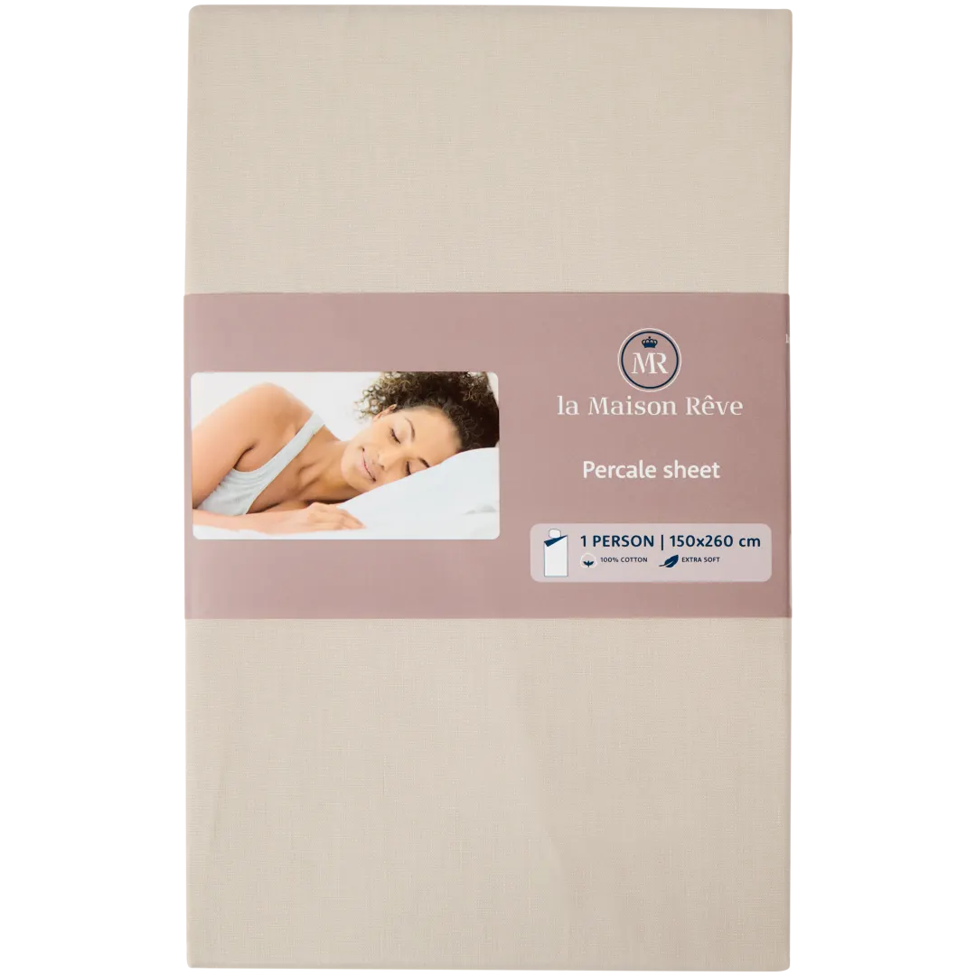 Drap en percale de coton La Maison Rêve 1