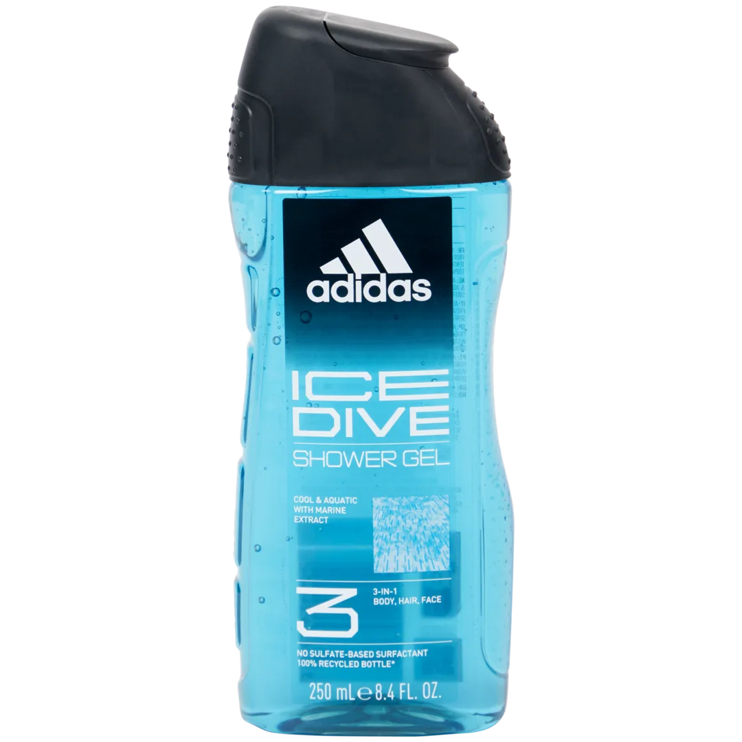 Gel doccia 3-in-1 Adidas Ice Dive