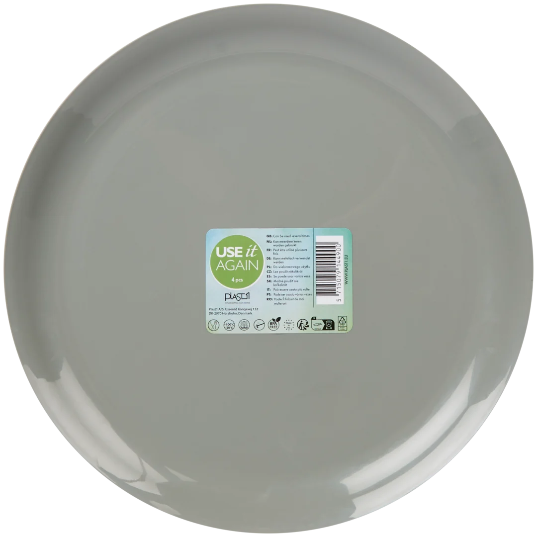 Talerze wielokrotnego użytku Plast1 1