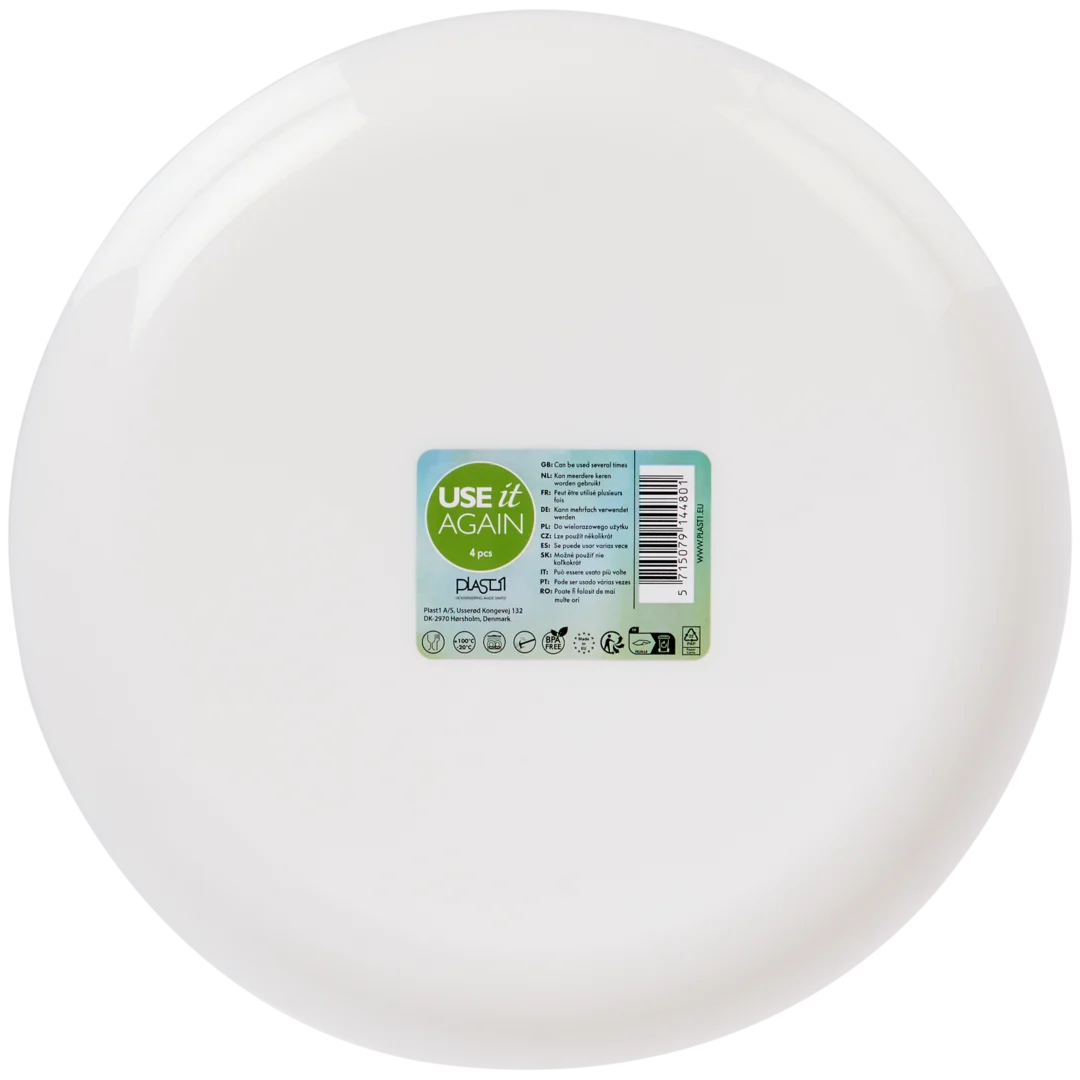 Talerze wielokrotnego użytku Plast1 3