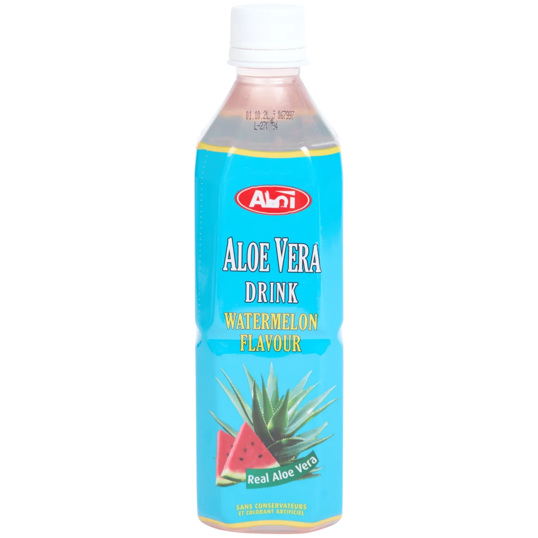 Bebida de melancia com aloé vera Aloi 1