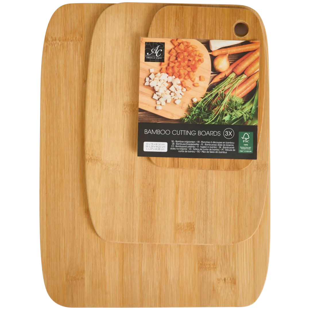 Tablas de cortar de bambú Absolu Chic