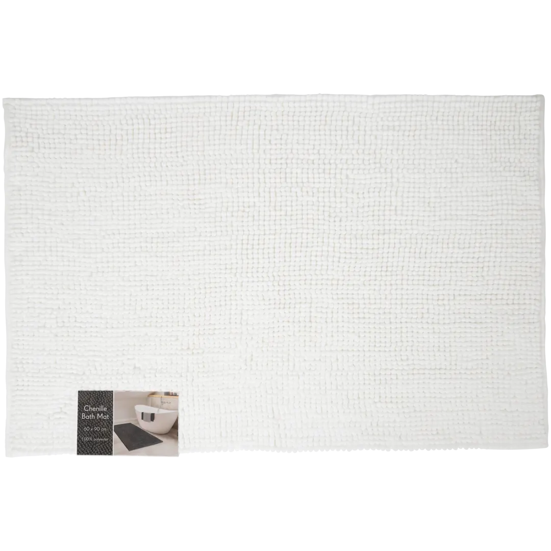 Tapis de bain chenille