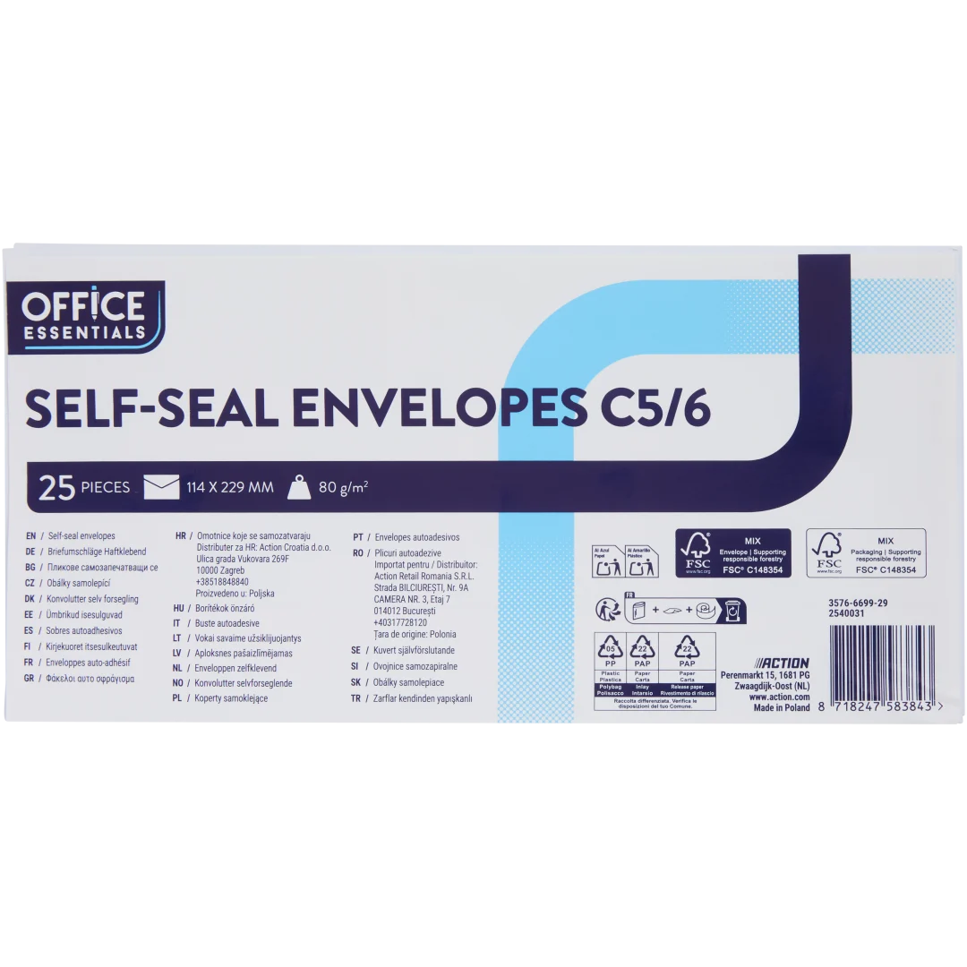 Office Essentials Umschläge C5/6