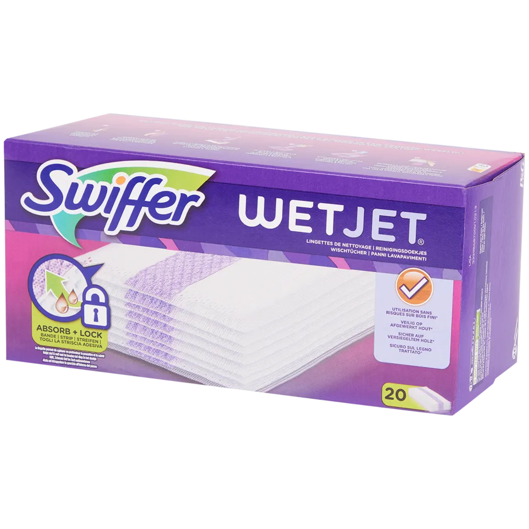 Recharge de lingettes nettoyantes WetJet Swiffer