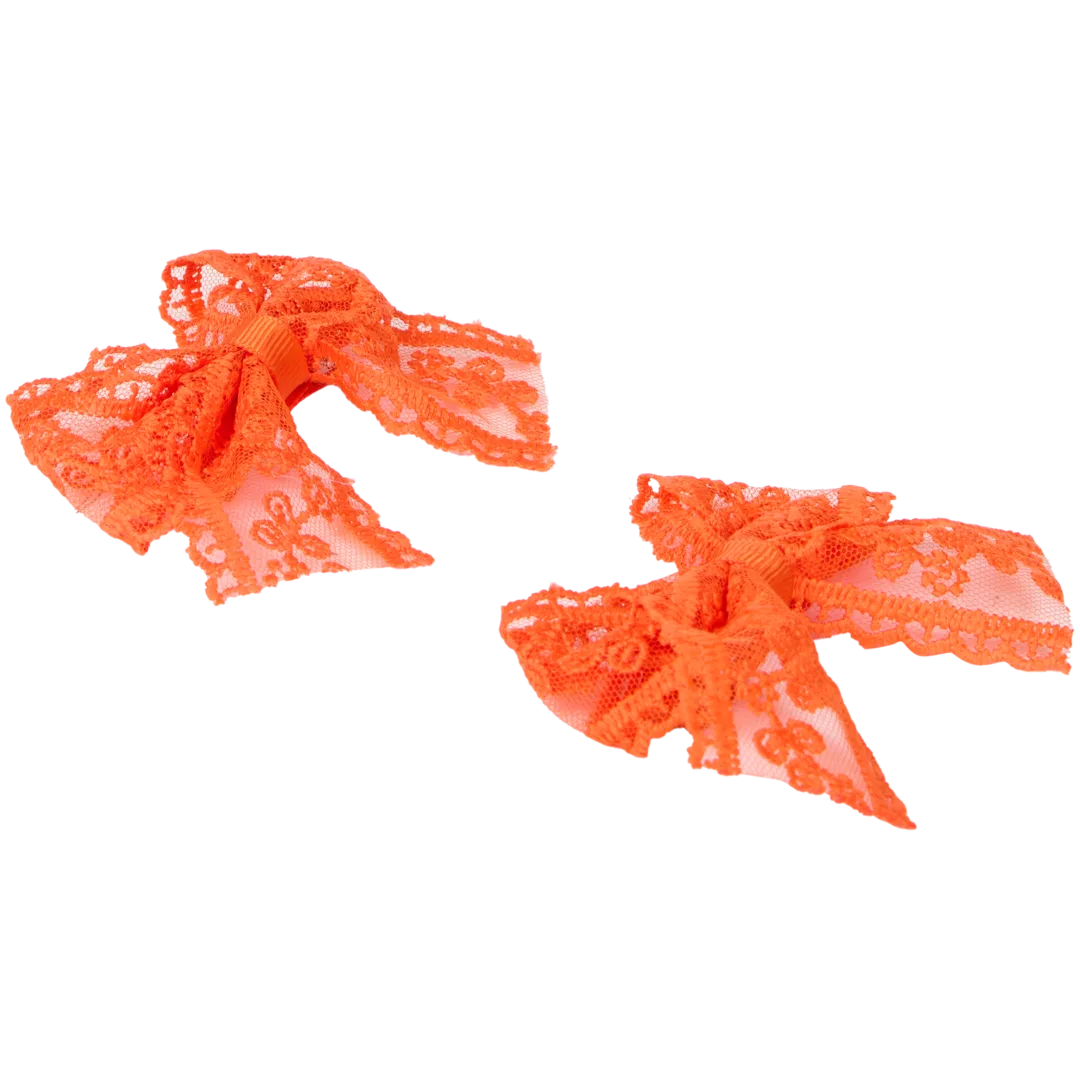 Oranje haaraccessoires 8