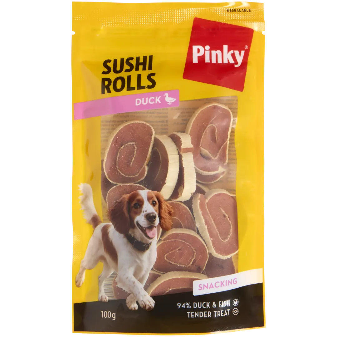 Pinky prigrizki za pse Sushi Duck