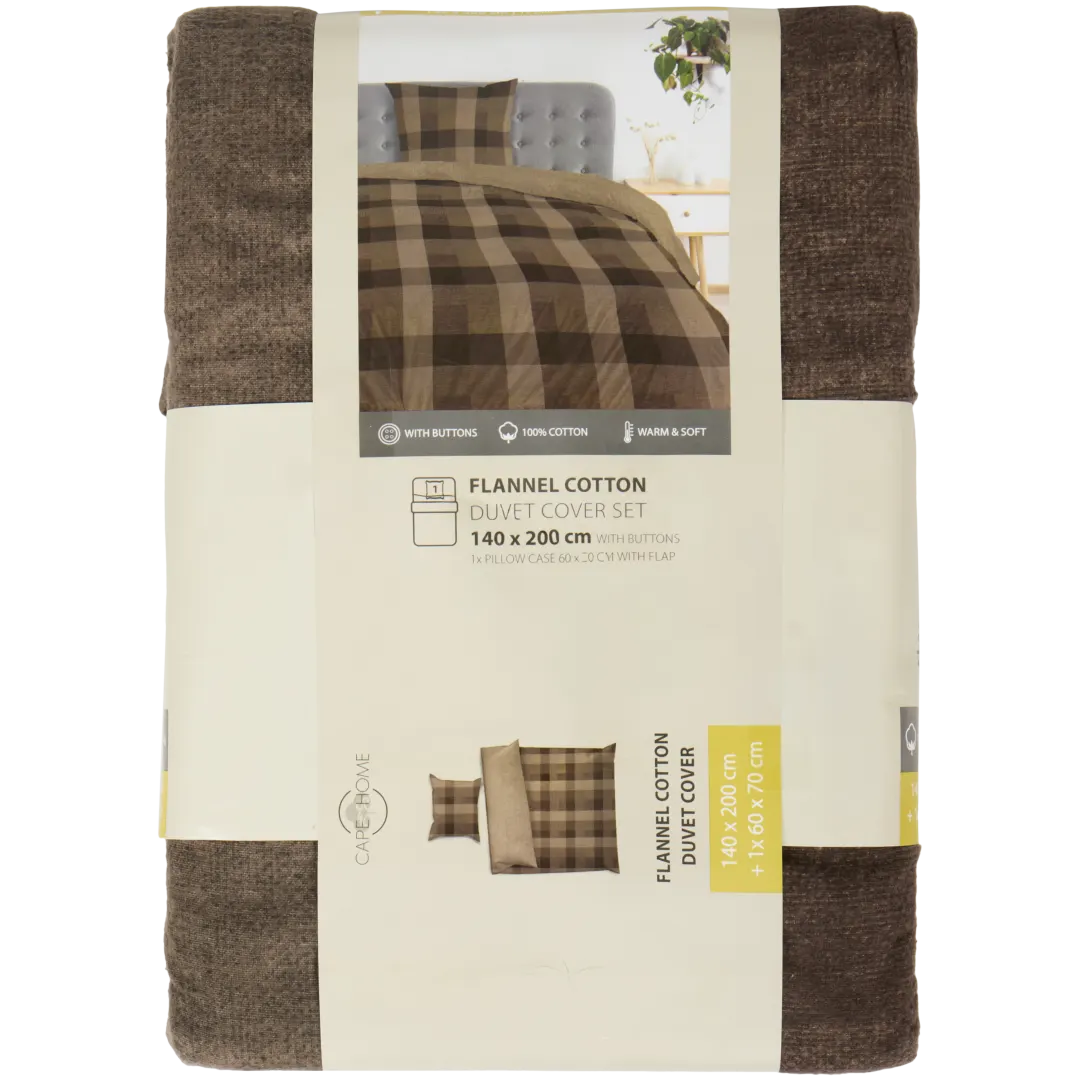 Parure de lit en flanelle