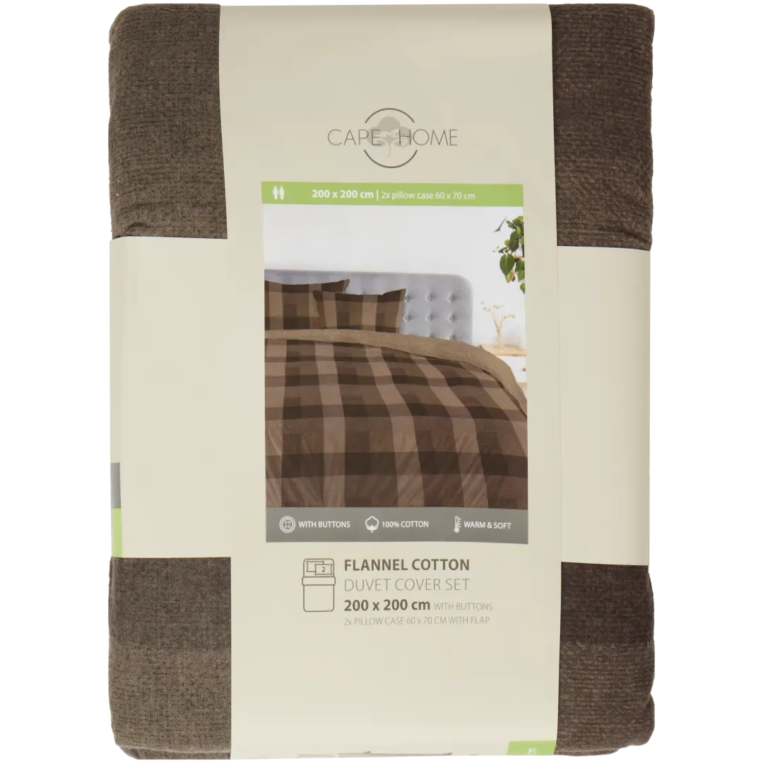 Parure de lit en flanelle