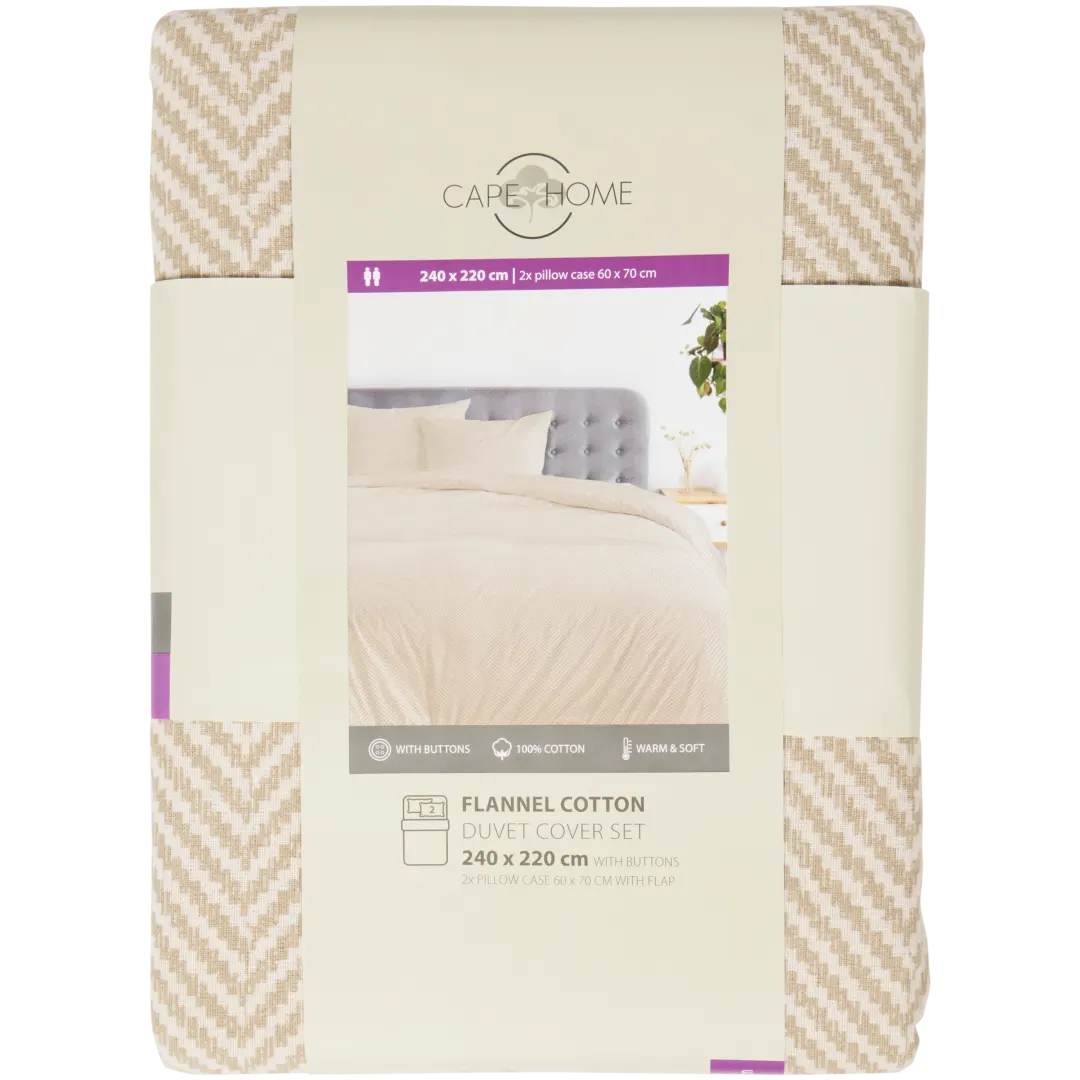 Parure de lit en flanelle