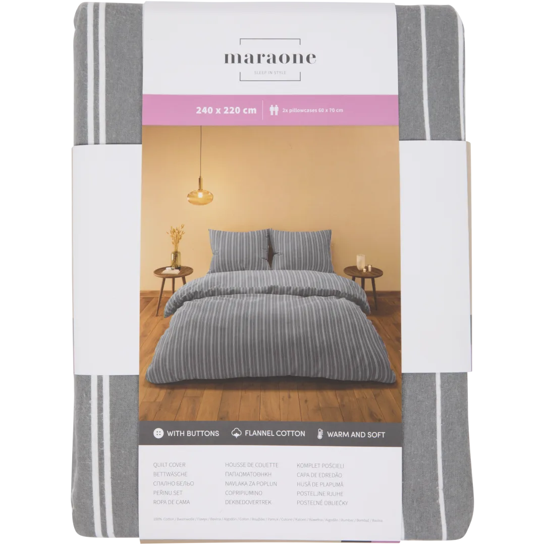 Parure de lit en flanelle 1