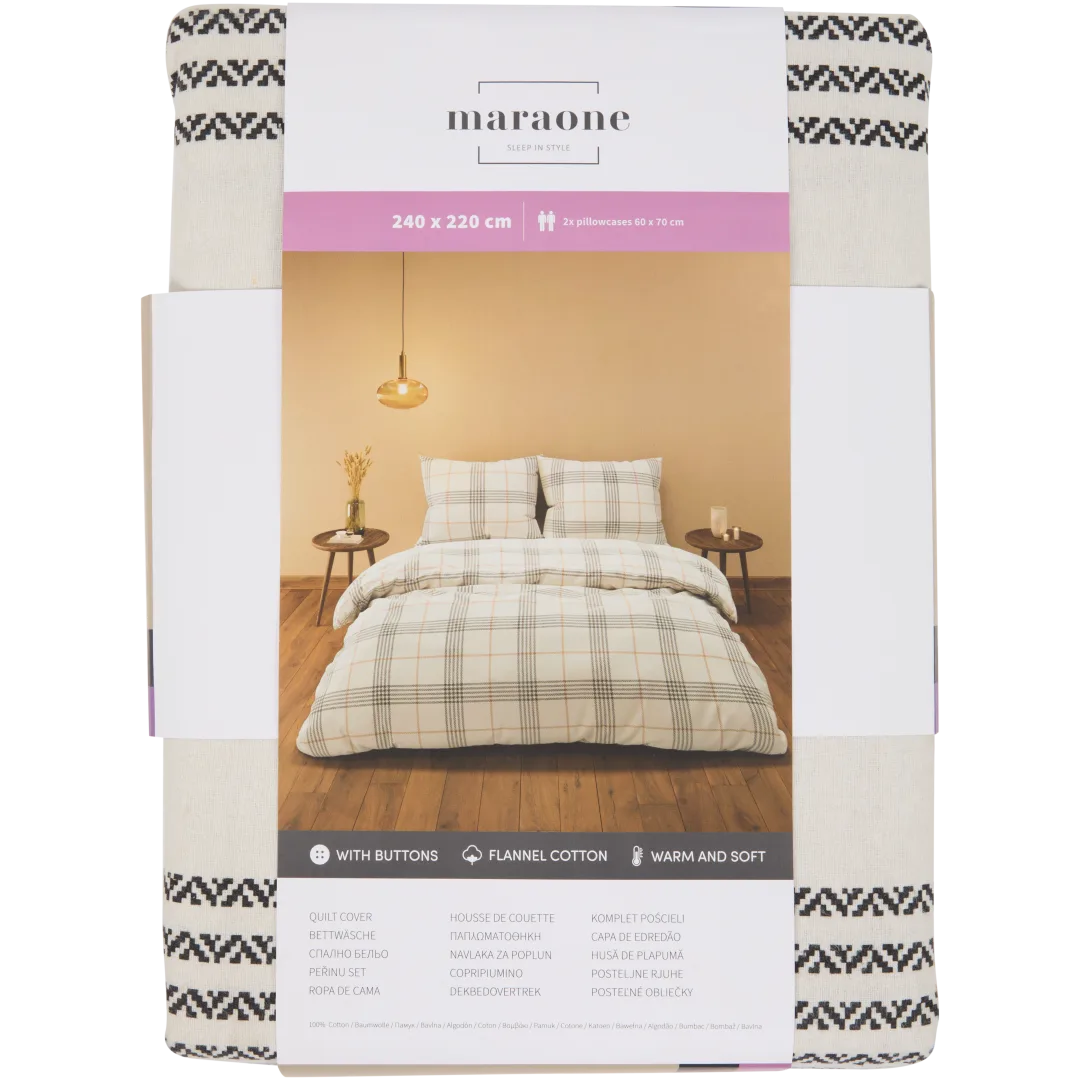 Parure de lit en flanelle 4