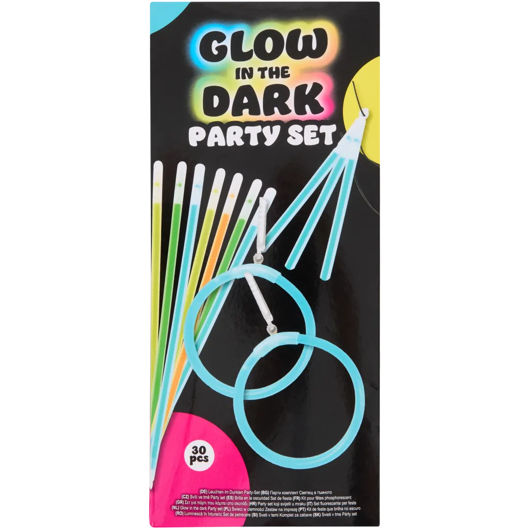 Glow-in-the-Dark Partyset