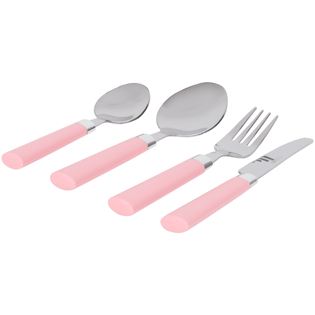Set di posate con contenitore 4