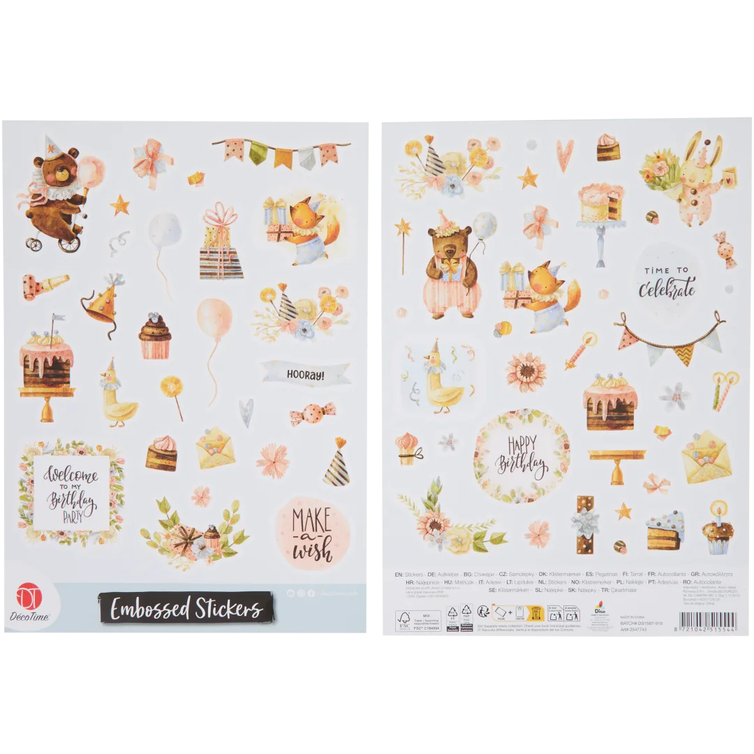 DécoTime Stickerbögen
