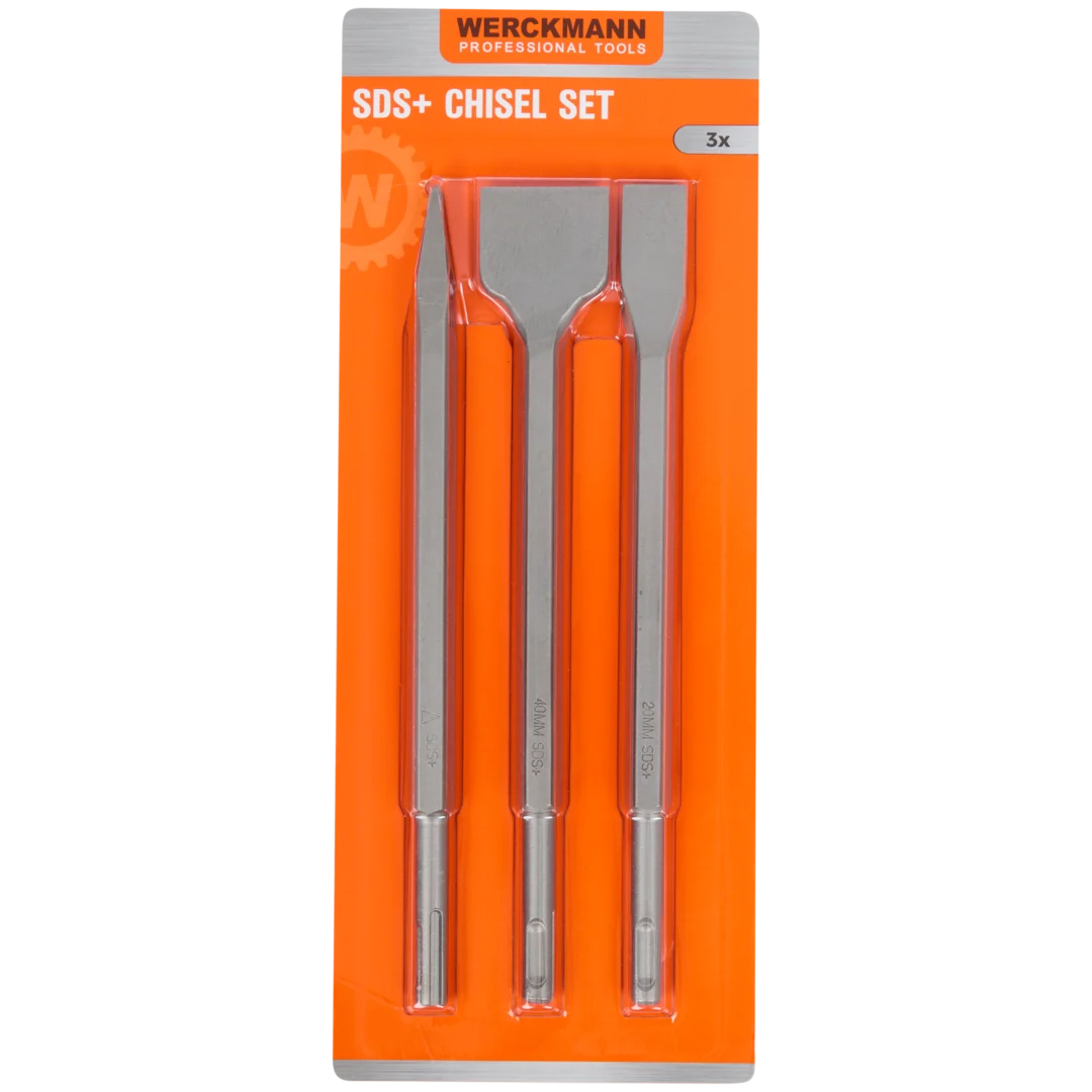 Conjunto de cinzéis SDS-Plus Werckmann
