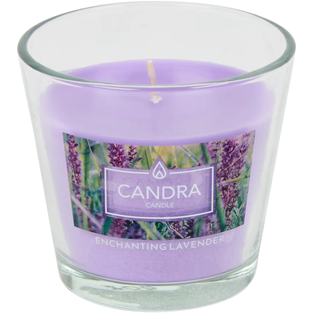 Candra geurkaars in glas