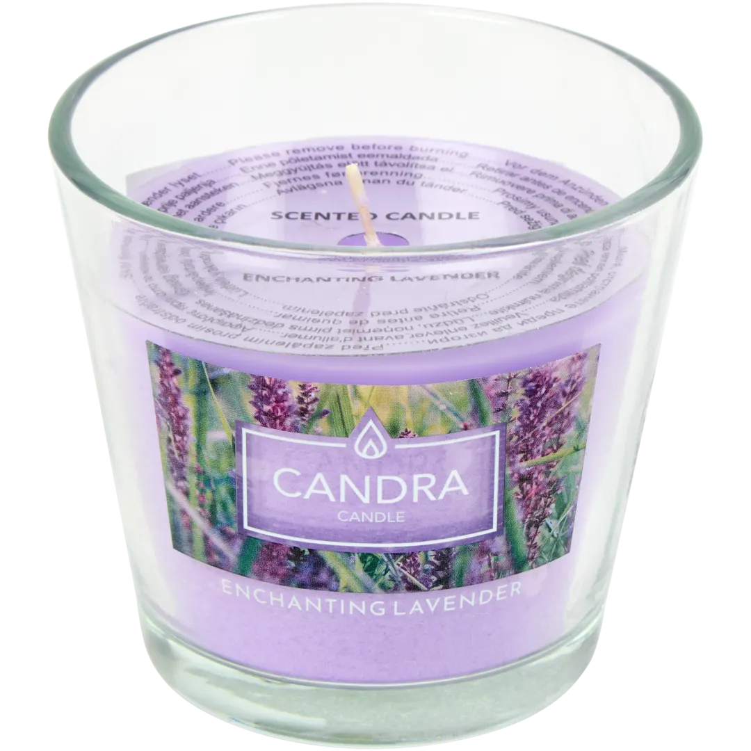 Candra geurkaars in glas