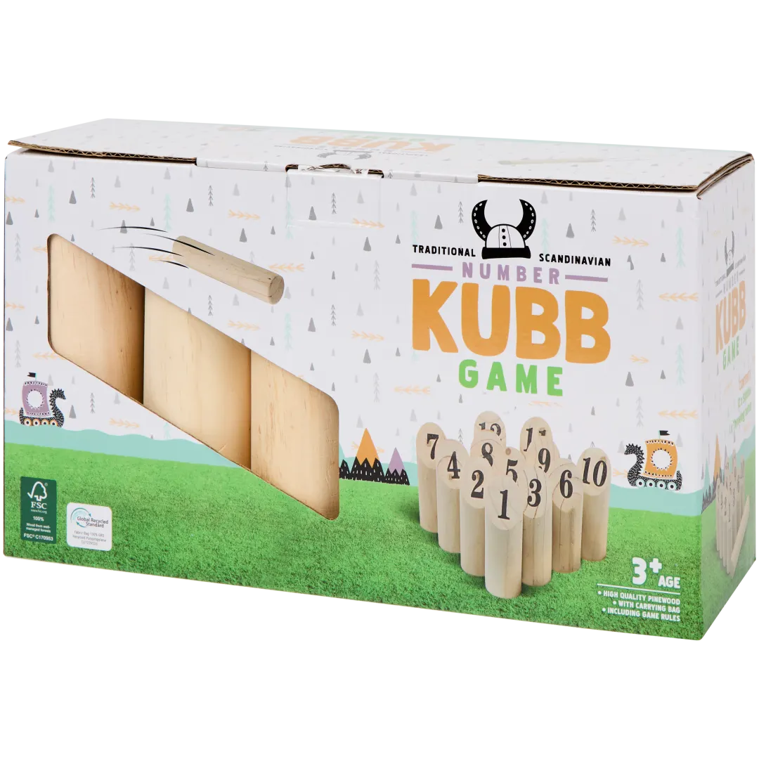 Skandinávské kuželky Kubb 2